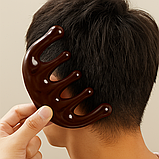 Масажер гребінь для голови, шиї та тіла Гуаша, фото 8
