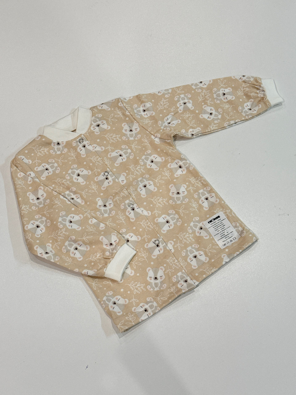 Кофточка ясельна, в тканині інтерлок, 86 розмір, фото 1