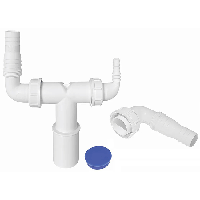 Підключення водозлив до пральної і сушильної машини 32/40 мм із заглушкою McAlpine WMVT-3240PL