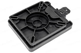 Поворотна пластина Easterner С12567 знімна з фіксатором для човна та катера 360° поворот чорний пластик 170х170 мм, фото 2