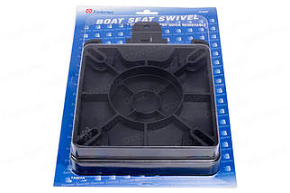 Поворотна пластина Easterner С12567 знімна з фіксатором для човна та катера 360° поворот чорний пластик 170х170 мм, фото 5