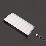 Акумуляторне відеосвітло накамерне RGB AY-96JSSR світлодіодна кольорова міні лампа з прищіпкою для фото та відео, фото 9