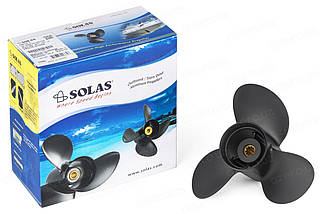 Гвинт для човнового мотора Suzuki 3 10.3x12 58100-96430-019 4211-103-12 SB алюмінієвий Amita Solas, фото 5
