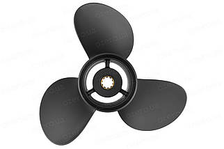 Гвинт для човнового мотора Suzuki 3 10.1x13 58100-96440-019 4211-101-13 SB алюмінієвий Amita Solas, фото 2