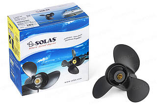 Гвинт для човнового мотора Suzuki 3 10.1x13 58100-96440-019 4211-101-13 SB алюмінієвий Amita Solas, фото 5