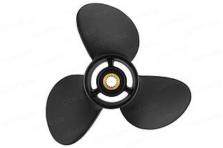 Гвинт для човнового мотора Yamaha 3 14.5x19 6G5-45945-01-98 3511-145-19 YE алюмінієвий Amita Solas, фото 3