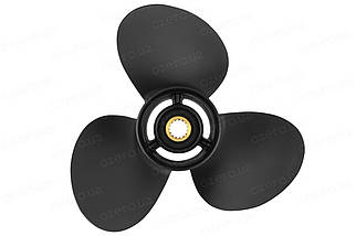 Гвинт для човнового мотора Yamaha/Tohatsu/Parsun 3 13.5x15 3411-138-13 YD алюмінієвий Amita Solas, фото 2