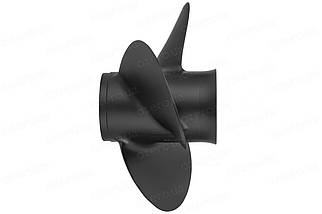 Гвинт для човнового мотора Yamaha/Tohatsu/Parsun 3 13.5x15 3411-138-13 YD алюмінієвий Amita Solas, фото 3