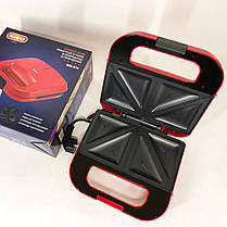 Сендвічниця побутова MAGIO MG-376 750 Вт, Бутербродниця на подарунок, бутербродниці IU-364 настільний гриль, фото 3