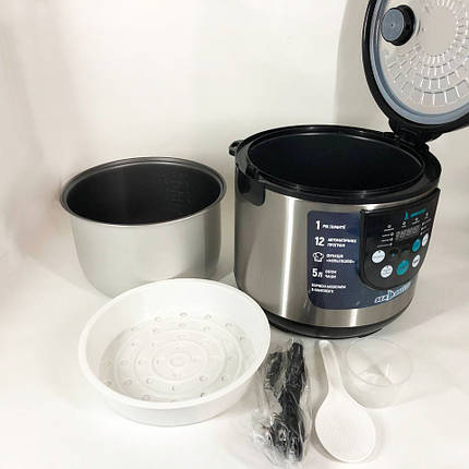 Мультиварка 5 л SeaBreeze SB-044 900 Вт, Скороварка багатофункціональна, Мультиварка LA-532 для дому, фото 1