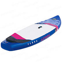 Надувна Sup дошка для плавання з веслом Aztron Terra Touring 10'6" iSUP AS-311D туристична двошарова, фото 5