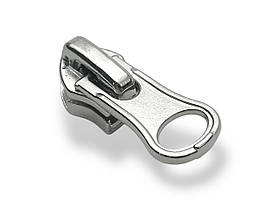 Бігунок для спіральної блискавки №7 Зворотний N71T колір нікель