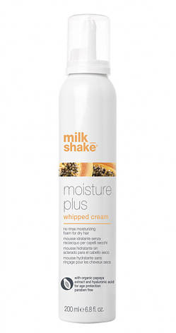 Зволожувальна пінка для сухого волосся Milk Shake Moisture Plus Whipped Cream, 200 мл (8032274076636), фото 1