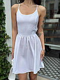 Коротка лляна сукня, фото 2