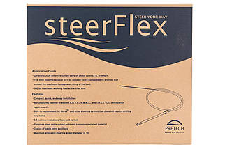 Рульовий трос Pretech 17 ft 5.15 м 462017 для управління човновим мотором діаметр 16 мм довжина 5.18 м стандарт М66, фото 4