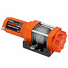 Лебідка зі сталевим тросом для квадроцикла і позашляховика X-BULL 4000LBS, фото 2