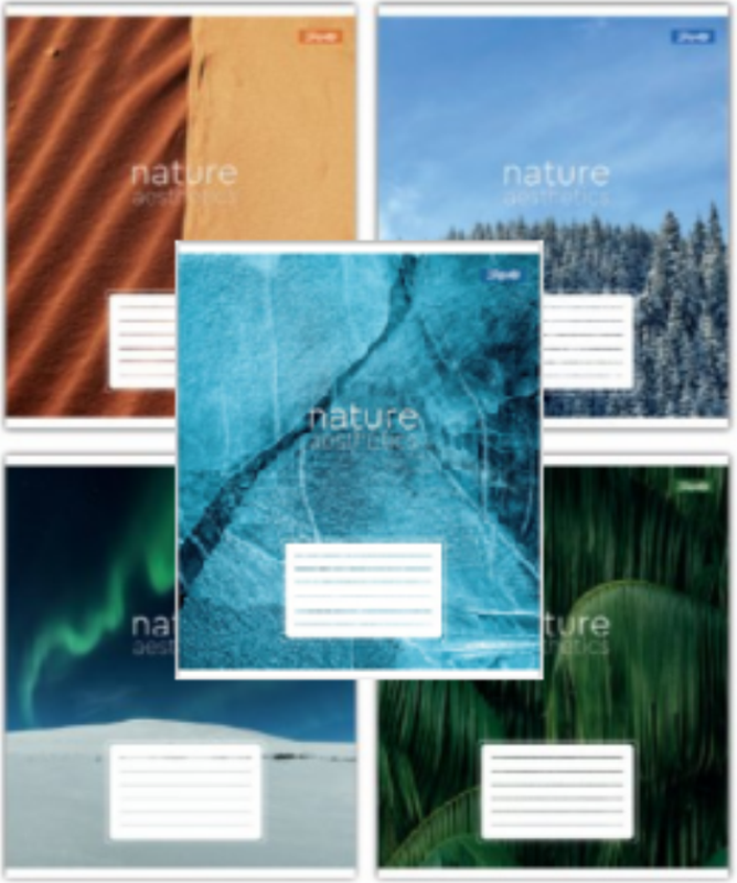 Зошит 36 аркушів, лінія, 1Вересня "Nature aesthetics" 768103, фото 1