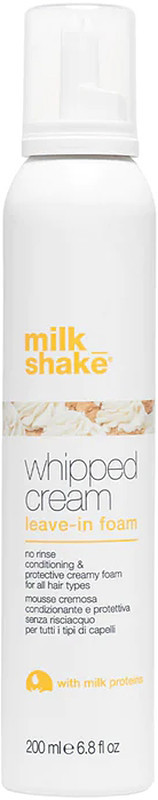 Крем-пінка для зволоження волосся Milk Shake Whipped Cream Leave-In Foam, 200 мл (8032274167136)