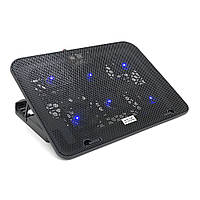 Підставка під ноутбук IceCoorel A9 10-15.6 дюймів 6*60мм 2500±10% обертів на хвилину корпус пластик плюс алюміній 2xUSB 2.0