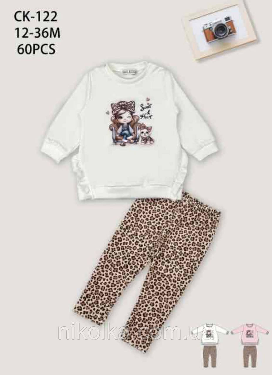 Набір-двійка для дівчаток оптом, S&D, 12-36 міс., арт. CK-122, фото 1