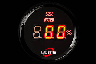 Цифровий датчик рівня води ECMS PEW2-BS-240-33 52 мм чорний 800-00219 для човна і катера робоча напруга 9-32 VDC, фото 2