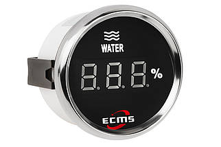 Цифровий датчик рівня води ECMS PEW2-BS-240-33 52 мм чорний 800-00219 для човна і катера робоча напруга 9-32 VDC, фото 3