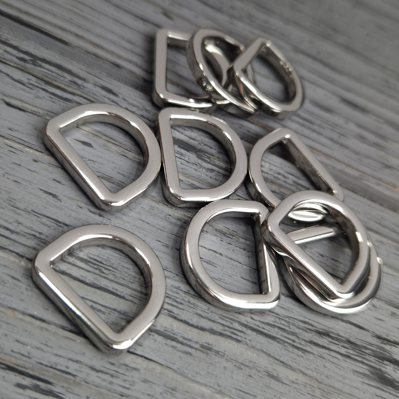 Півкільце 15х13х4 мм Лите Нікель, фото 1