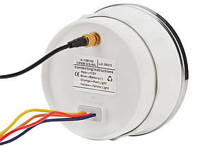 GPS спідометр Wema Kus білий CMSB-WS-60L для човна і катера автономний цифровий з GPS 0-60 вузлів 12В 85 мм, фото 5