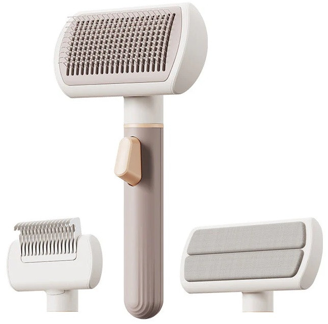 Щітка 3 в 1 для вичісування собак і кішок Multifunctional Pet Comb, фото 1