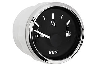 Датчик рівня пального судновий для човна і катера Wema Kus чорний K-Y10004 аналоговий 12/24В діаметр 52 мм бризгозахищений, фото 3