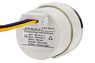 Датчик рівня пального судновий для човна і катера Wema Kus чорний K-Y10004 аналоговий 12/24В діаметр 52 мм бризгозахищений, фото 5