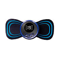 Імпульсний електричний стимулятор міостимулятор масажер метелик для м'язів преса шиї ніг рук попереку MMS 8 режимів роботи