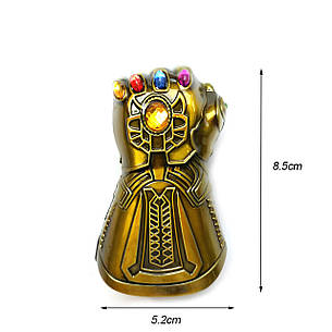 Відкривачка у вигляді Рукавички Нескінченності RESTEQ — міні-перчатка Таноса з фільму Marvel Месники, сувенір для фанатів коміксів, фото 2