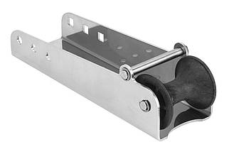 Подовжувач роульса Stronger для прихованої установки до якорної лебідки ER CW S з нержавіючої сталі довжина 280 мм хромований, фото 2