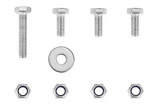 Подовжувач роульса Stronger для прихованої установки до якорної лебідки ER CW S з нержавіючої сталі довжина 280 мм хромований, фото 5