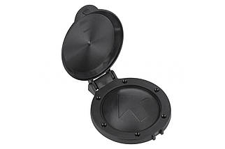 Перемикач якорної лебідки AAA ножний 10098 для дистанційного керування 12V чорний пластиковий корпус, фото 2