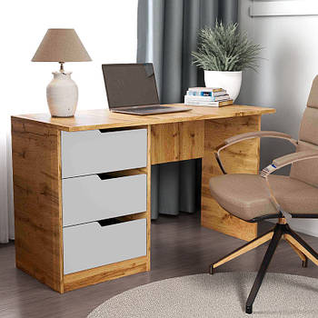 Стіл письмовий, стіл комп'ютерний з шухлядами Сірий