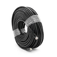 Патч-корд литий RITAR UTP RJ45 Cat.6 40м чорний Cu мідь Q75