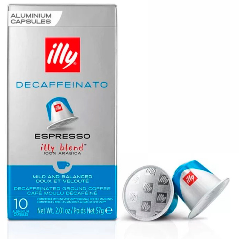 Кава в капсулах illy Decaffeinato Espresso 10 шт NESPRESSO