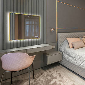 Дзеркало з підсвіткою для ванни