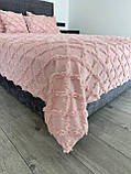 Покривало в скандинавському стилі "Сканія ІІ", рожевий колір (Розміри і кольори в асортименті), фото 2
