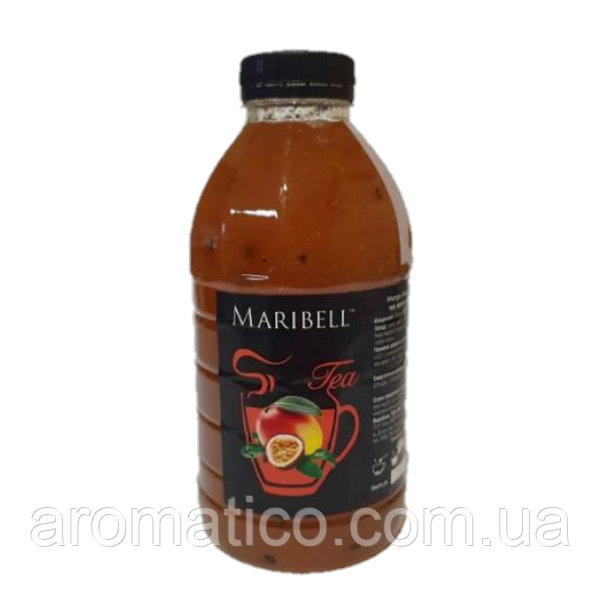 Манго-Маракуя натуральне фруктове пюре ТМ Maribell 900 г, фото 1