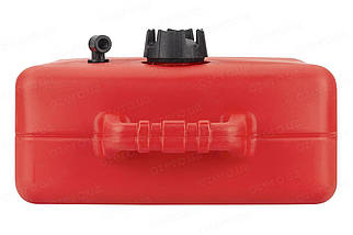 Бак паливний без датчика Easterner 24 літри C14548 переносний для човна і катера червоний масло-бензостійкий пластик Ø 55 мм, фото 4