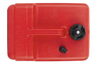 Бак паливний без датчика Easterner 12 літрів для човна і катера C14541 переносний червоний масло-бензостійкий пластик, фото 4