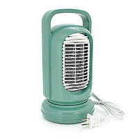 Тепловентилятор керамічний Aurora White 600W HB-N02 600W з дистанційним керуванням з перехідником на євророзетку