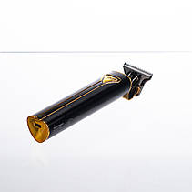 Тример для стрижки волосся акумуляторний 4 насадки Чорний VGR V-009, фото 5