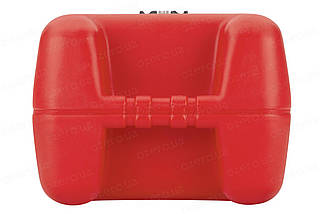 Бак паливний з датчиком рівня пального Easterner 24 л (C14540) переносний червоний масло-бензостійкий пластик Ø 55 мм, фото 3