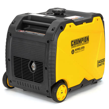 Інверторний генератор закритого типу 4500 Вт електростартер CHAMPION 500987-UA з дистанційним запуском та чистою синусоїдою, фото 2