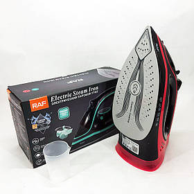 Праска парова RAF R.1250 з керамічною підошвою та функцією самоочищення 2200 Вт. CZ-357 Колір: червоний