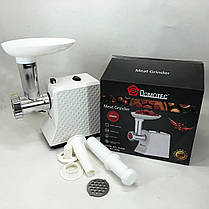 Мощная компактная мясорубка Domotec R3391 2000 W, Електром'ясорубка, М'ясорубка електрична EH-460 для м'яса, фото 4